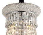 Diyas Alexandra 13 Light Pendant Light in Polished Chrome with Crystal
