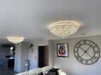 Diyas Alexandra 16 Light Ceiling Light in Polished Chrome with Crystal