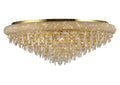 Diyas Alexandra 18 Light Ceiling Light in Gold with Crystal