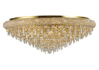 Diyas Alexandra 18 Light Ceiling Light in Gold with Crystal
