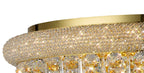 Diyas Alexandra 18 Light Ceiling Light in Gold with Crystal