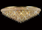 Diyas Alexandra 18 Light Ceiling Light in Gold with Crystal