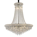 Diyas Alexandra 18 Light Pendant Light in Polished Chrome with Crystal