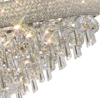 Diyas Alexandra 18 Light Pendant Light in Polished Chrome with Crystal