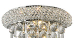 Diyas Alexandra 2 Light Small Wall Light in Polished Chrome with Crystal