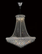 Diyas Alexandra 20 Light Pendant Light in Polished Chrome with Crystal