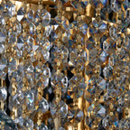 Diyas Alexandra 25 Light 4 Tier Crystal Chandelier in Gold with Crystal