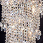Diyas Alexandra 25 Light 4 Tier Crystal Chandelier in Polished Chrome