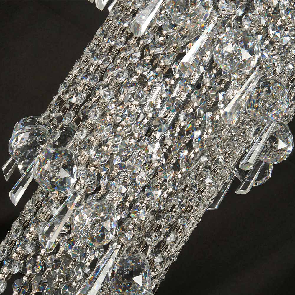 Diyas Alexandra 25 Light 4 Tier Crystal Chandelier in Polished Chrome