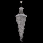 Diyas Alexandra 25 Light 4 Tier Crystal Chandelier in Polished Chrome