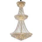 Diyas Alexandra 29 Light 3 Tier Pendant Light in Gold with Crystal