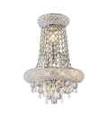 Diyas Alexandra 3 Light Large Wall Light in Polished Chrome with Crystal