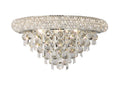 Diyas Alexandra 3 Light Medium Wall Light in Polished Chrome with Crystal