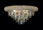 Diyas Alexandra 3 Light Medium Wall Light in Polished Chrome with Crystal