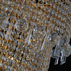 Diyas Alexandra 49 Light 4 Tier Crystal Chandelier in Gold with Crystal