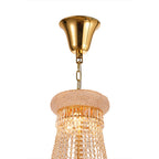 Diyas Alexandra 49 Light 4 Tier Crystal Chandelier in Gold with Crystal