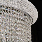 Diyas Alexandra 49 Light 4 Tier Crystal Chandelier in Polished Chrome