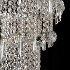 Diyas Alexandra 49 Light 4 Tier Crystal Chandelier in Polished Chrome