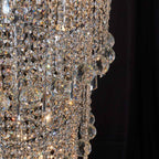 Diyas Alexandra 49 Light 4 Tier Crystal Chandelier in Polished Chrome
