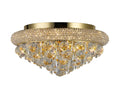 Diyas Alexandra 6 Light Ceiling Light in Gold with Crystal