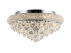 Diyas Alexandra 6 Light Ceiling Light in Polished Chrome with Crystal