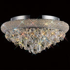 Diyas Alexandra 6 Light Ceiling Light in Polished Chrome with Crystal
