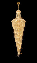 Diyas Alexandra 63 Light Spiral Pendant Light in Gold