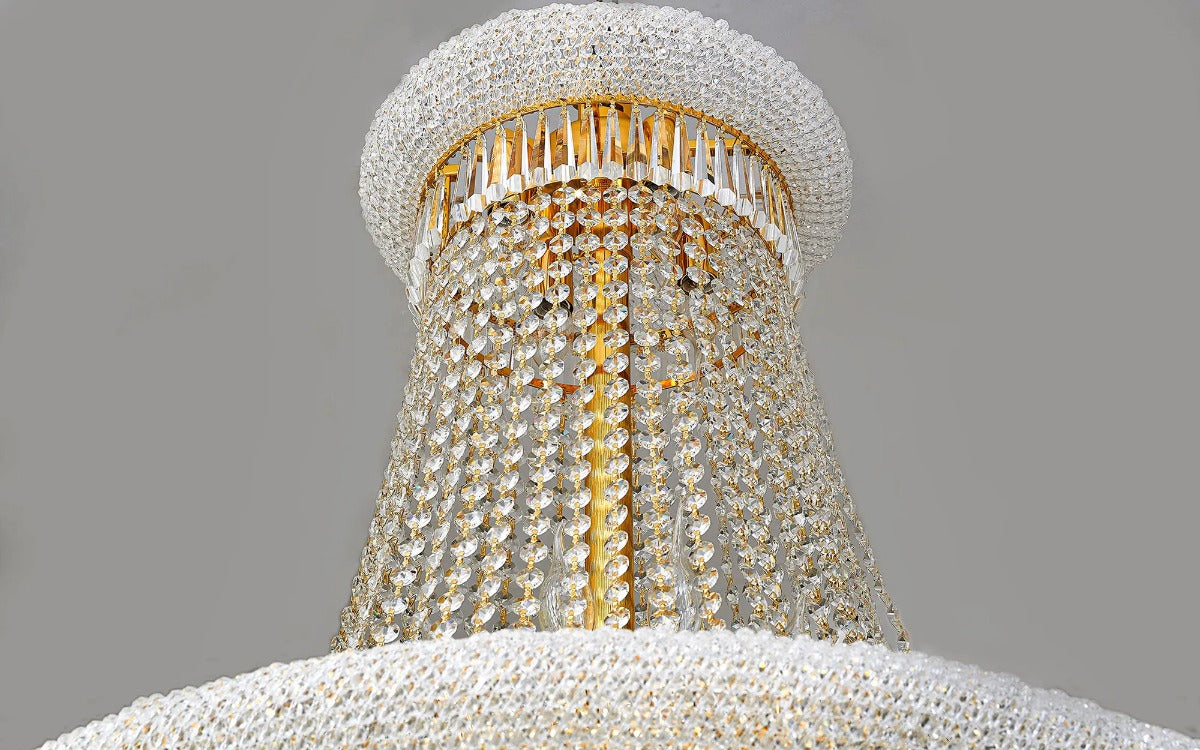 Diyas Alexandra 63 Light Spiral Pendant Light in Gold
