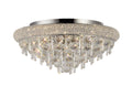 Diyas Alexandra 7 Light Ceiling Light in Polished Chrome with Crystal