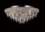 Diyas Alexandra 7 Light Ceiling Light in Polished Chrome with Crystal