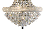 Diyas Alexandra 8 Light Floor Lamp in Polished Chrome with Crystal