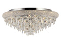Diyas Alexandra 9 Light Ceiling Light in Polished Chrome with Crystal