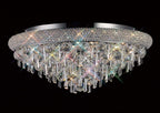 Diyas Alexandra 9 Light Ceiling Light in Polished Chrome with Crystal