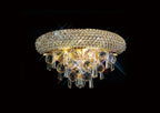 Diyas Alexandra Small 2 Light Wall Light in Gold with Crystal