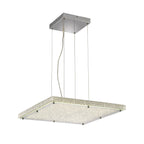 Diyas Amelia Pendant Light in Stainless Steel with Crystal