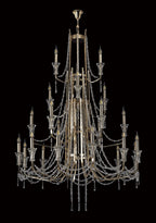 Diyas Armand 12+6+3+3 Light Pendant Light in French Gold