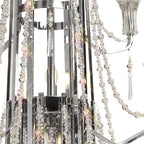 Diyas Armand 12+6+3+3 Light Pendant Light in Polished Chrome