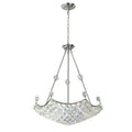 Diyas Cesto 10 Light Pendant Light in Polished Chrome with Crystal