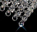 Diyas Colorado 7 Light Diamond Pendant Light in Polished Chrome with Crystal