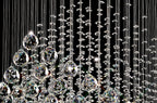 Diyas Colorado 7 Light Diamond Pendant Light in Polished Chrome with Crystal