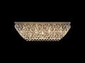 Diyas Coniston 1 Linear Flush Ceiling Light in Antique Brass