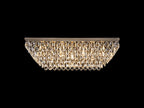 Diyas Coniston 1 Linear Flush Ceiling Light in Antique Brass