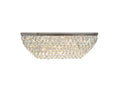 Diyas Coniston 11 Light Linear Bar Flush Ceiling Light in Polished Chrome with Crystal