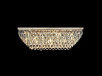 Diyas Coniston 11 Light Linear Bar Flush Ceiling Light in Polished Chrome with Crystal