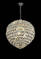 Diyas Coniston 12 Light Pendant Light in Polished Chrome