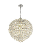 Diyas Coniston 12 Light Pendant Light in Polished Chrome