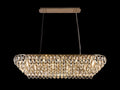 Diyas Coniston 14 Light Linear Pendant Light in Antique Brass