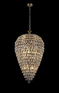 Diyas Coniston 16 Light Acorn Pendant Light in Antique Brass