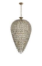 Diyas Coniston 16 Light Acorn Pendant Light in French Gold