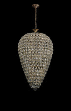 Diyas Coniston 16 Light Acorn Pendant Light in French Gold